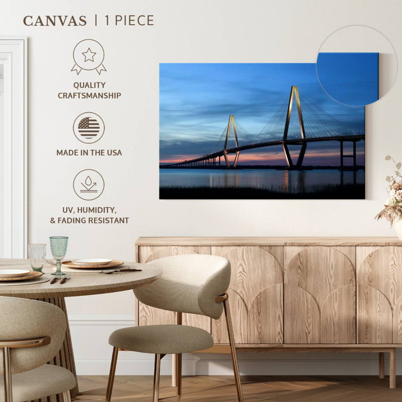 Lilie Talmadge Memorial Bridge, 26" H x 39" W