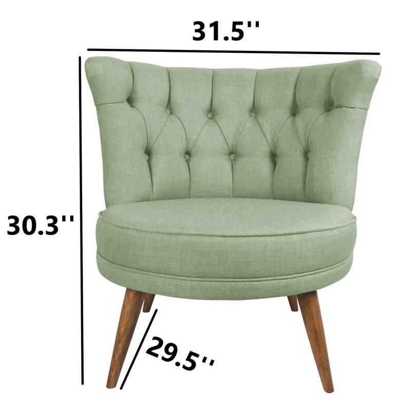 Chaise d'appoint Wym, Vert