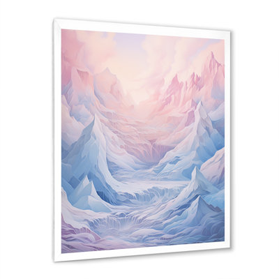 Kawaii Landscape In Alaska III - Glacier Wall Decor