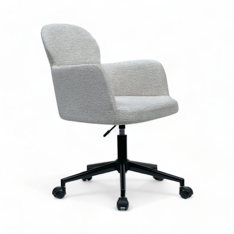 Chaise de bureau, Crème / gris anthracite