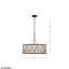 Luminaire suspendu 6 lumières Scribble