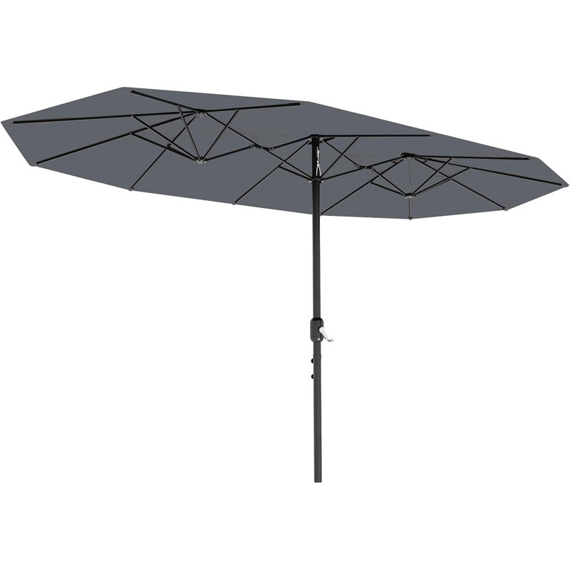 198.1cm Market Parasol, Grey
