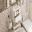 Ensemble de meuble-lavabo simple 30 po avec 5 tiroirs, meuble-lavabo autoportant avec cadre en bois massif 30 po-111832166