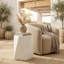 Table d'appoint en fibre de verre Nexigo-1015084165