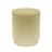 Golden Round Side Table With Vertical Stripes