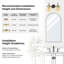 Luminaire de meuble-lavabo avec abat-jour transparent-1233295994-1233295996