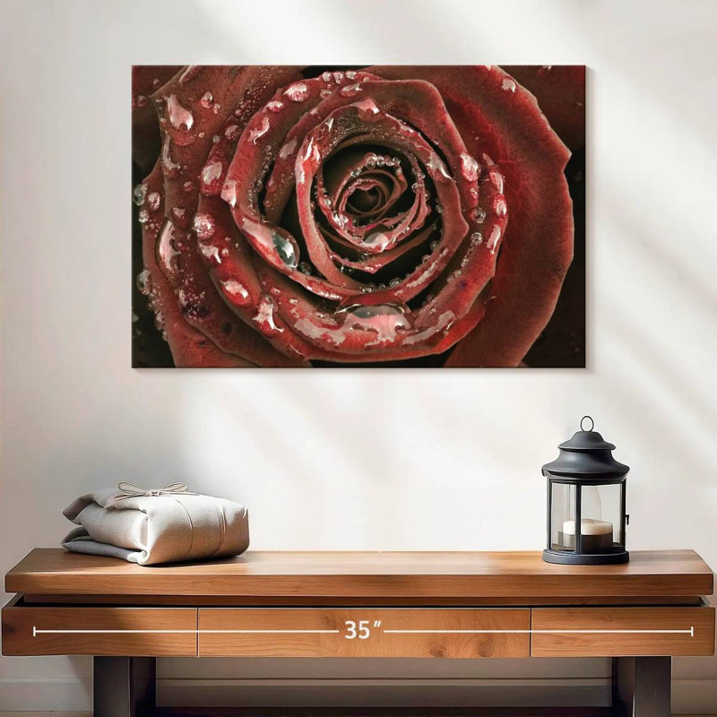 Harnek Dewy Rose, 16" H x 24" W