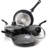 6 Piece Nonstick Cookware Set, Pots And Pans Set Non Stick With Glass Lid, Induction Cookware, Stay Cool Handle, PTFE/PFOA, Kitchen Cookware 6-Piece With Frying Pans Set & Saucepan-112230680
