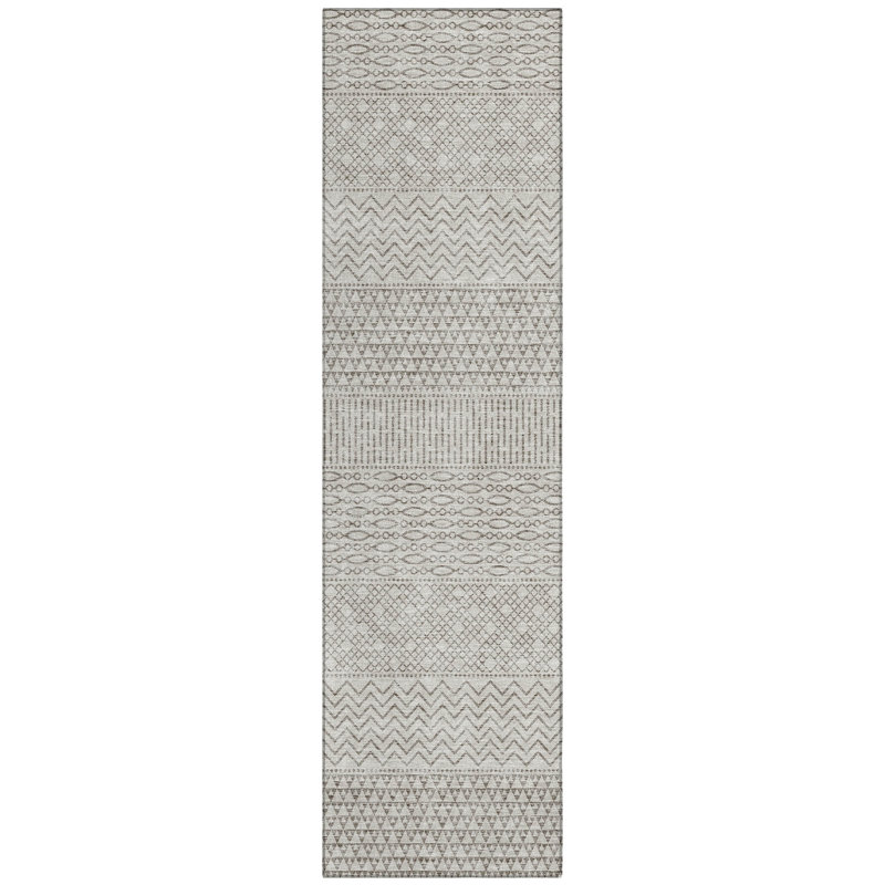 Tisdell Area Rug with Non-Slip Backing, Runner 2'3" x 7'6"