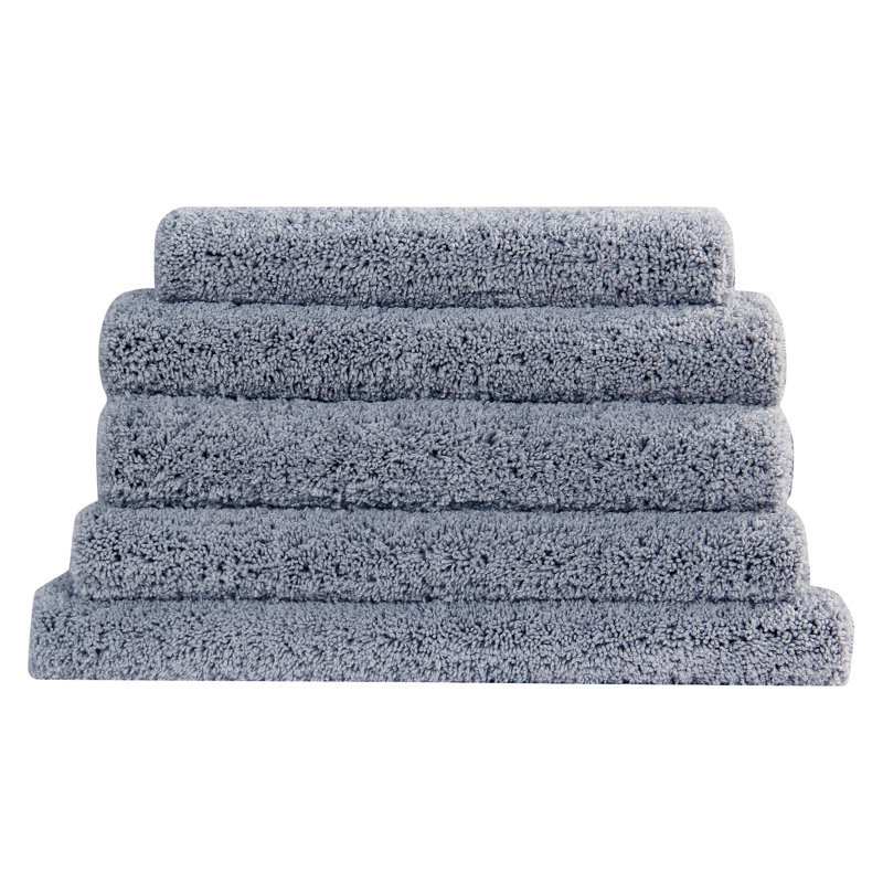 Ensemble de tapis de salle de bain 5 pièces Adrine, Bleu