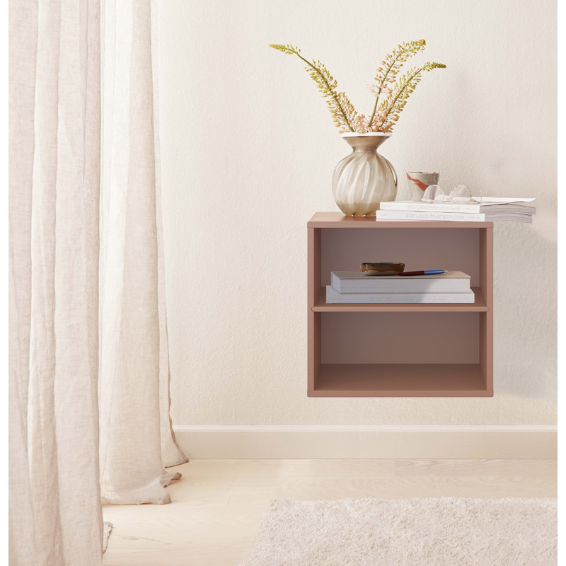 Keep 43 cm H x 45 cm W Standard Bookcase, Terracotta