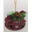 Ornements en forme de flocons de neige «Joy» Jingle Bell - 5 po - ensemble de 2