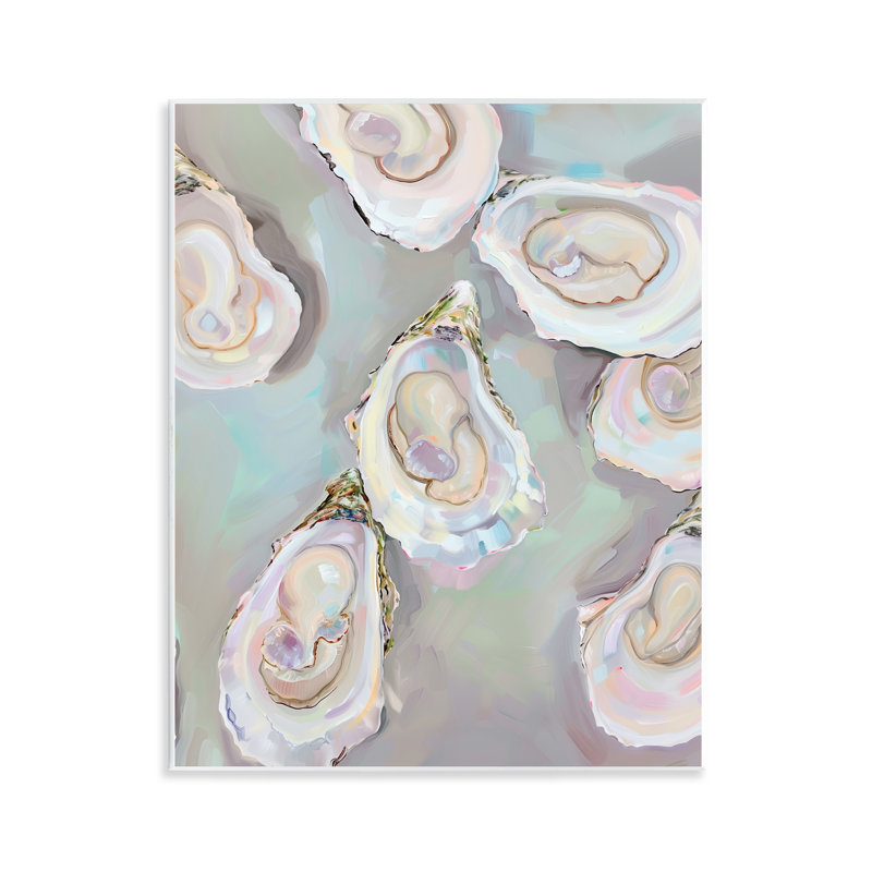 «Pastel Oysters Still Life» par Arlington Prints