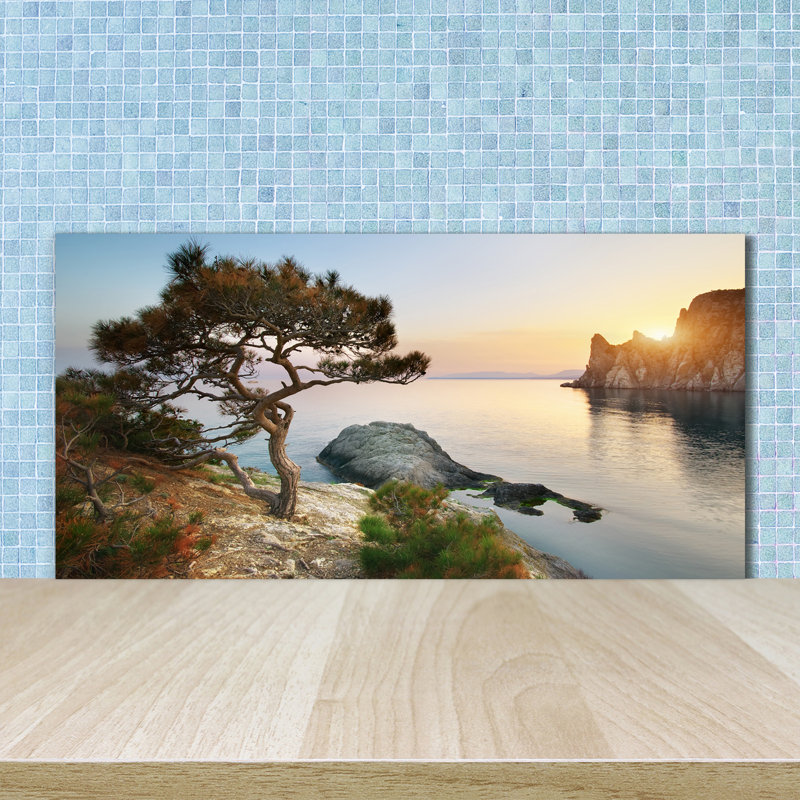 Gavrilovic 50cm W x 100cm L Glass Peel and Stick Panel