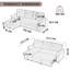 Wilcoxen 3 Seater Foam Sofa Bed-1737200568-1737200569