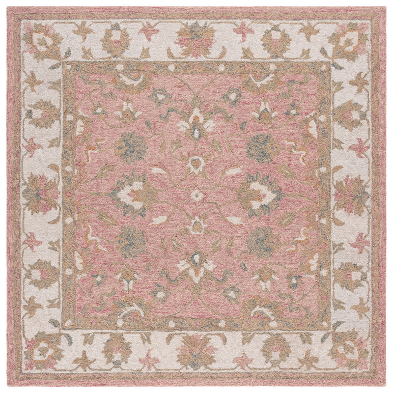 Heritage 125 Hand Tufted 80% Wool; 20% Cotton Oriental Rug, Square 6'