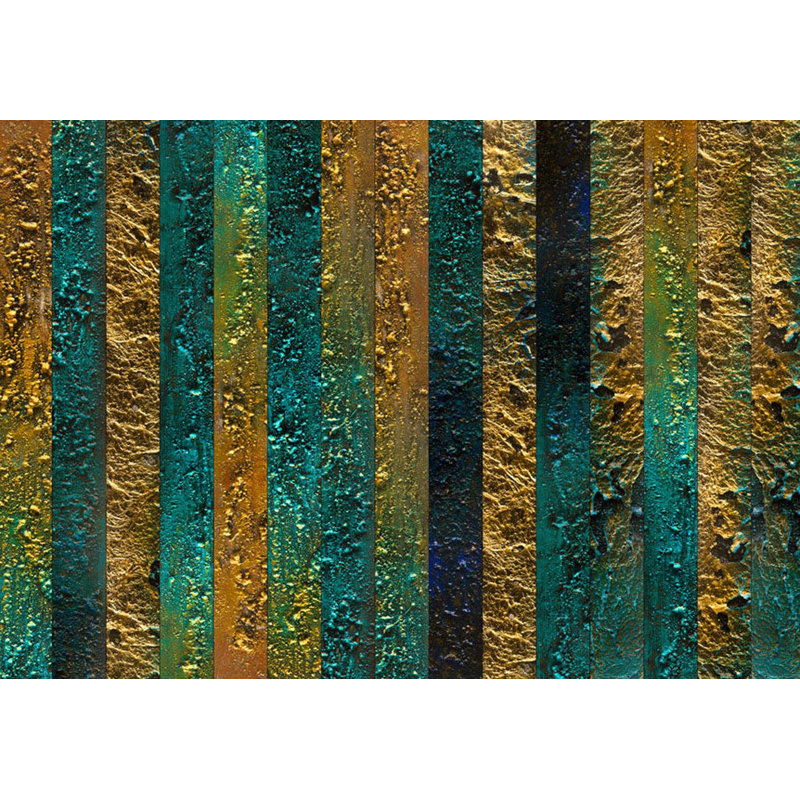 Murale abstraite pelez et collez - Treasures Of Atlantis, L 55 po x l 77 po
