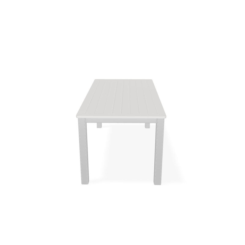 Robinett Rectangular Outdoor Coffee Table , 42'' in. W 21'' in. D, Bright White, Bright White