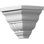 Endurathane Outside Corner Moulding (matches moulding MLD03X02X04GO), 2 3/4"P x 3 1/8"H, Factory Primed