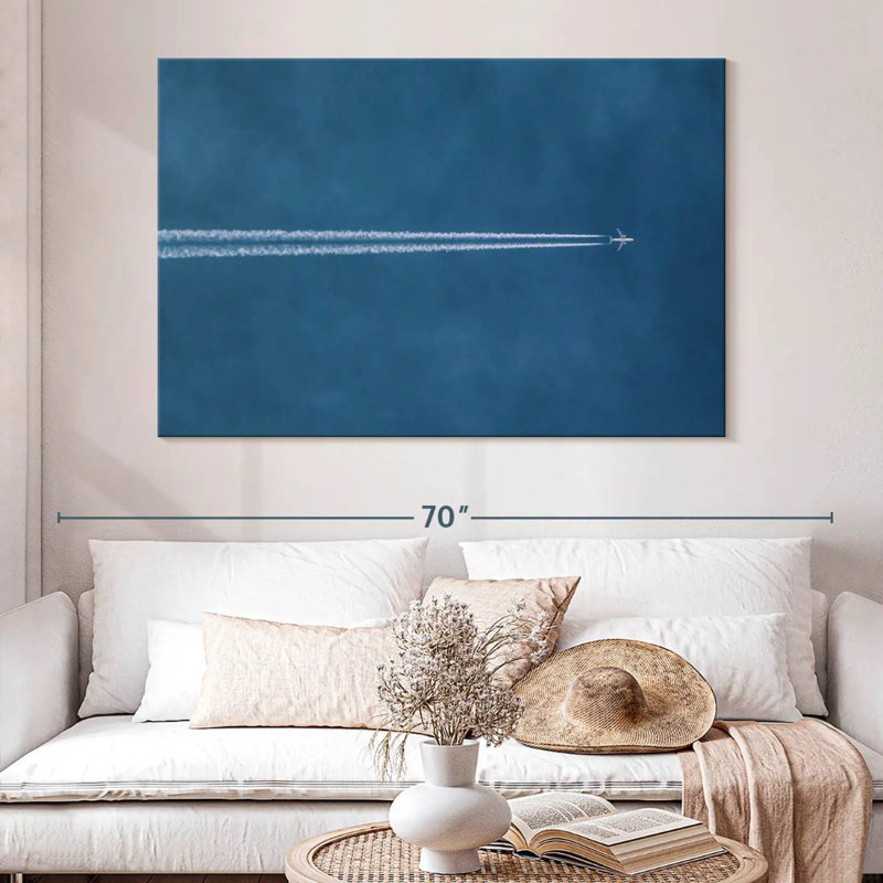 Mehar Airplane Above, 34" H x 51" W
