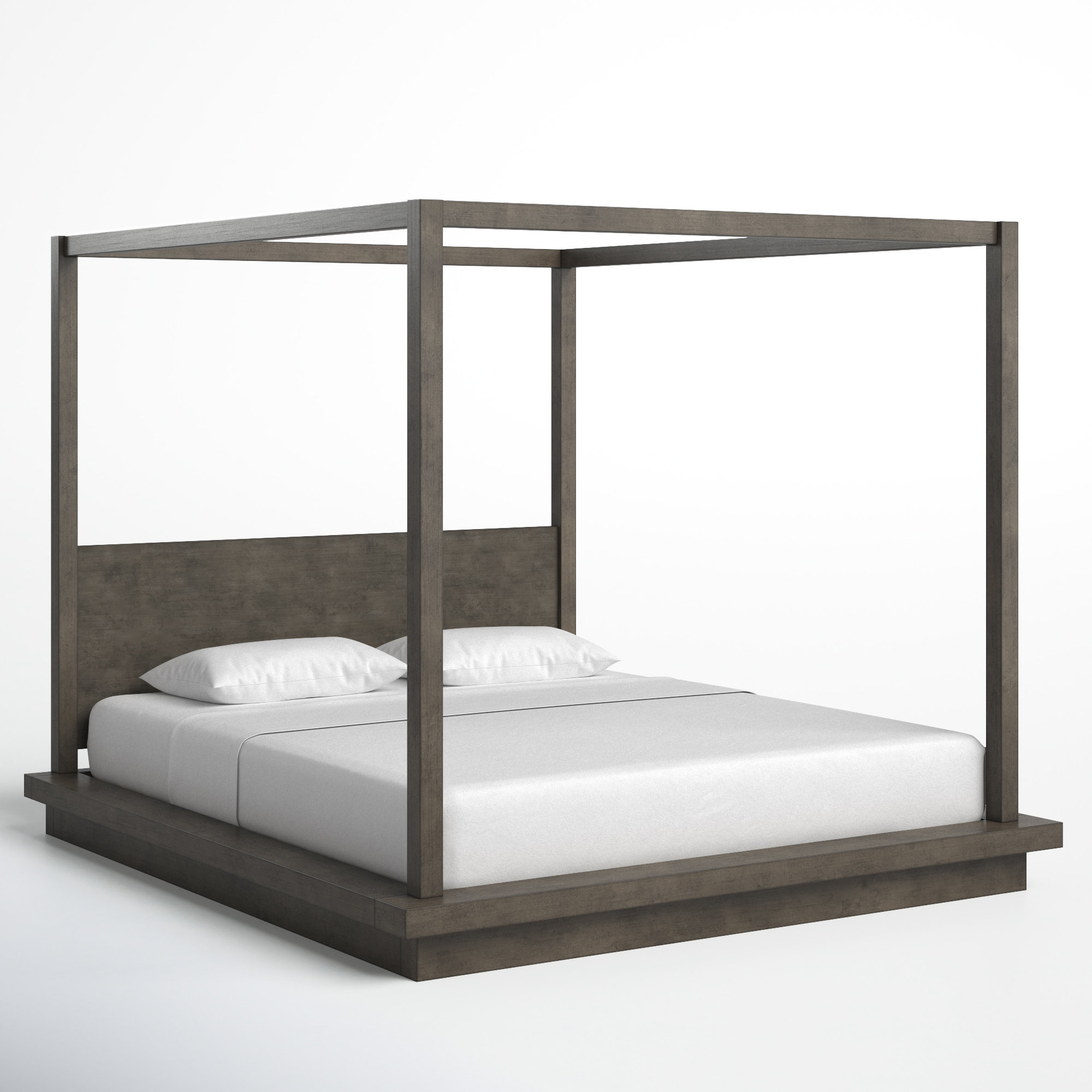 Brooks Solid Wood Canopy Bed, King