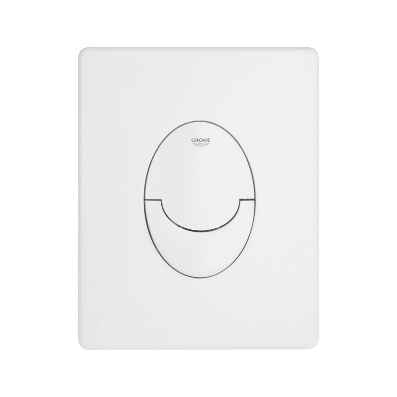 Plaque d’actionnement d’air d’installation verticale patine, Blanc alpin