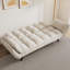 Beige de 57 po, confortable pour la vie quotidienne, dossier et siège groupés, petite chambre réglable de 57 po avec 3 postures, se transforme en lit, positions multiples, assemblage simple