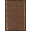 Tapis oriental brun Kilim 7 x 9