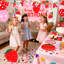 123 Pcs Strawberry Birthday Decorations, Strawberry Party Supplies Set