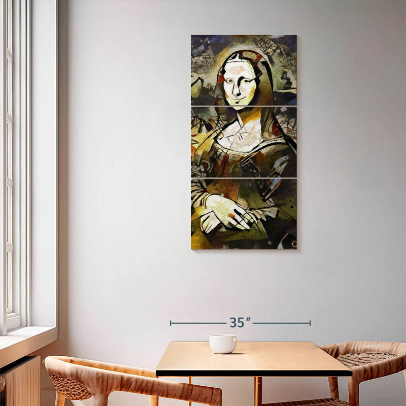 Mona Lisa Smile, 62" H x 30" W