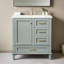 Ensemble d'armoire de salle de bain moderne 30 "avec lavabo, porte à fermeture douce et 3 tiroirs
