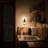 Modern Square Acrylic Dimmable Night Light With Warm Glow, Plug In