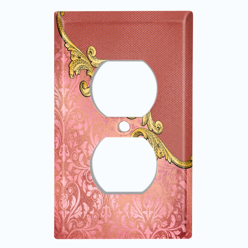 Patterned 2 - Gang Toggle Light Switch Standard Wall Plate