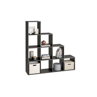 Kuuno 143.5 cm H x 138.5 cm W Bookcase