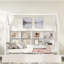 Lit en bois avec couchette et tablettes-816003739