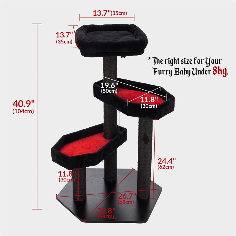 Eulia 15'' H Cat Tree