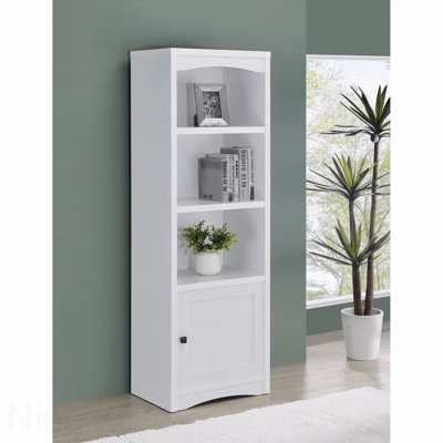 3-Shelf Engineered Wood Media Tower