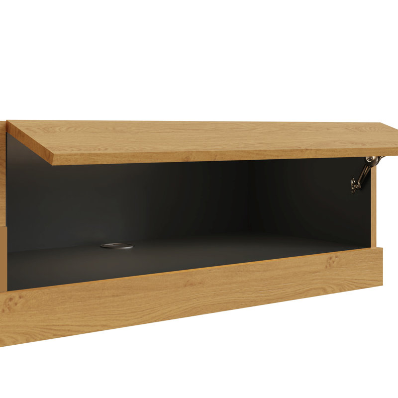 Chioke Unfinished TV Stand, Oak, 180