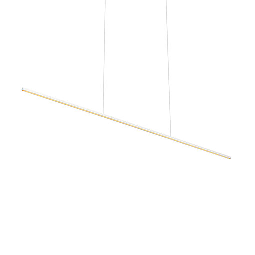 Vega 1 - Light LED Pendant, Brushed Nickel, 122.5" H x 60" W x 1.5" D