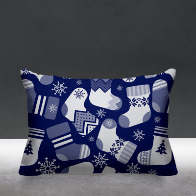 Outdoor Reversible Throw Pillow