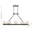Lustre linéaire en bronze 8 lumières Darien-71214697