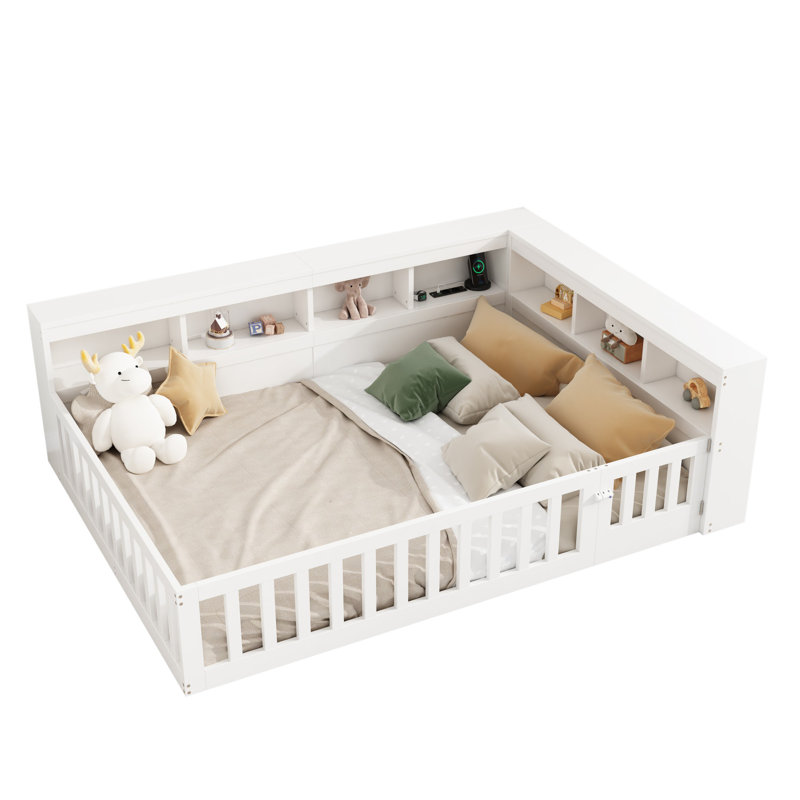 European Double (140 X 200 Cm) Bed Frame, White