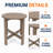 Scratch Resistant Side Table-1185024854