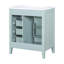 Lavabo de meuble-lavabo 30 po, armoire avec rangement. Aspect moderne. Bois massif et matériau. Lavabo en céramique. Assemblage nécessaire. Hydrofuge.-1804240554