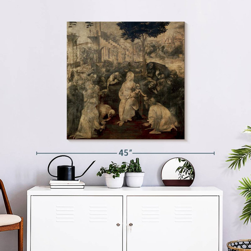 Adella Adoration des mages, H 30 po x l 30 po