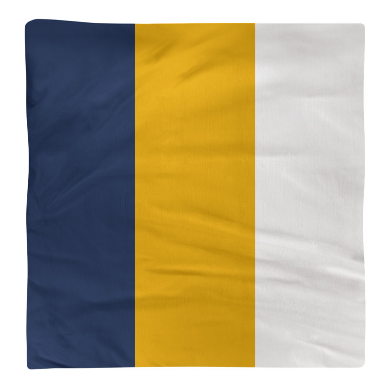 Atlanta Baseball Dinner Napkin, Navy Blue/Gold/White, 22" x 22", Polyester