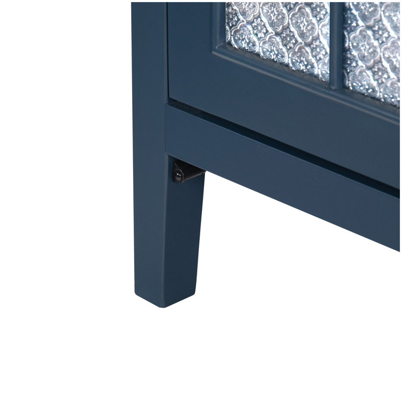 Armoire de salle de bain 35,6 ", seulement armoire, bleu, Bleu