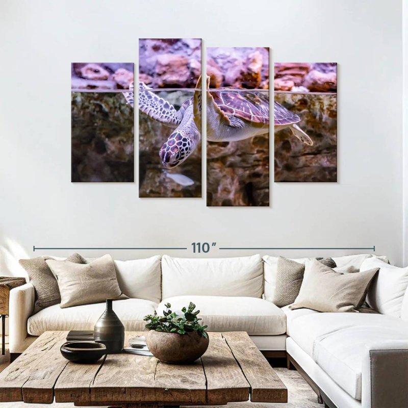 Brampt Turtle Aquarium, 54'' H x 84'' W