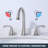 Widespread Bathroom Faucet with Drain Assembly-88282570