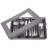 Silverware Storage Box, Flatware Storage, Utensil Storage With Removable Lid And Adjustable Dividers For Organizer Utensils, Cutlery, Flatware, Knives, Large Capacity Grey